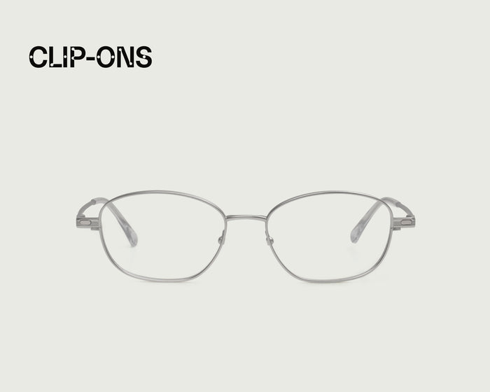Coin-Ocean Polarized::Willa Eyeglasses pilot blue metal front 1