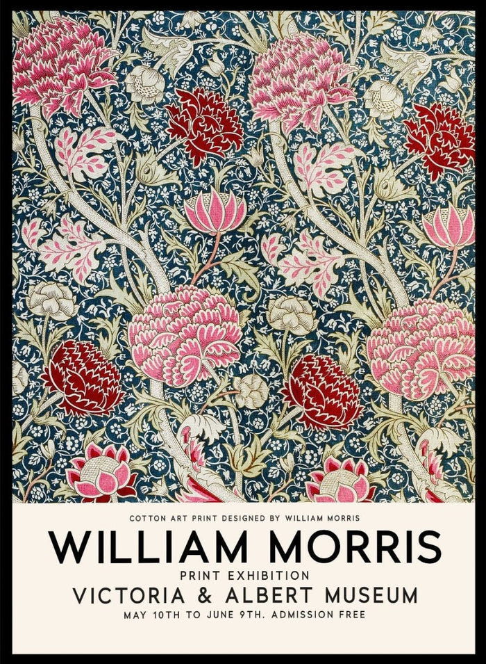 William Morris Cray Flowers Art Print_Sugar & Canvas_William Morris