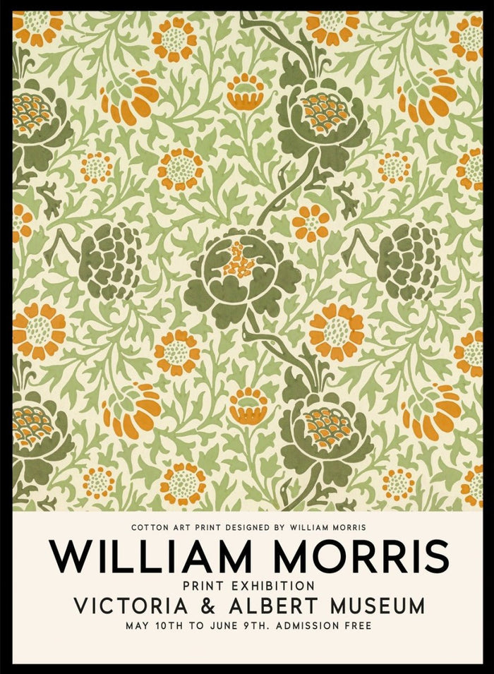 William Morris Grafton Pattern 1883 Art Print_Sugar & Canvas_William Morris