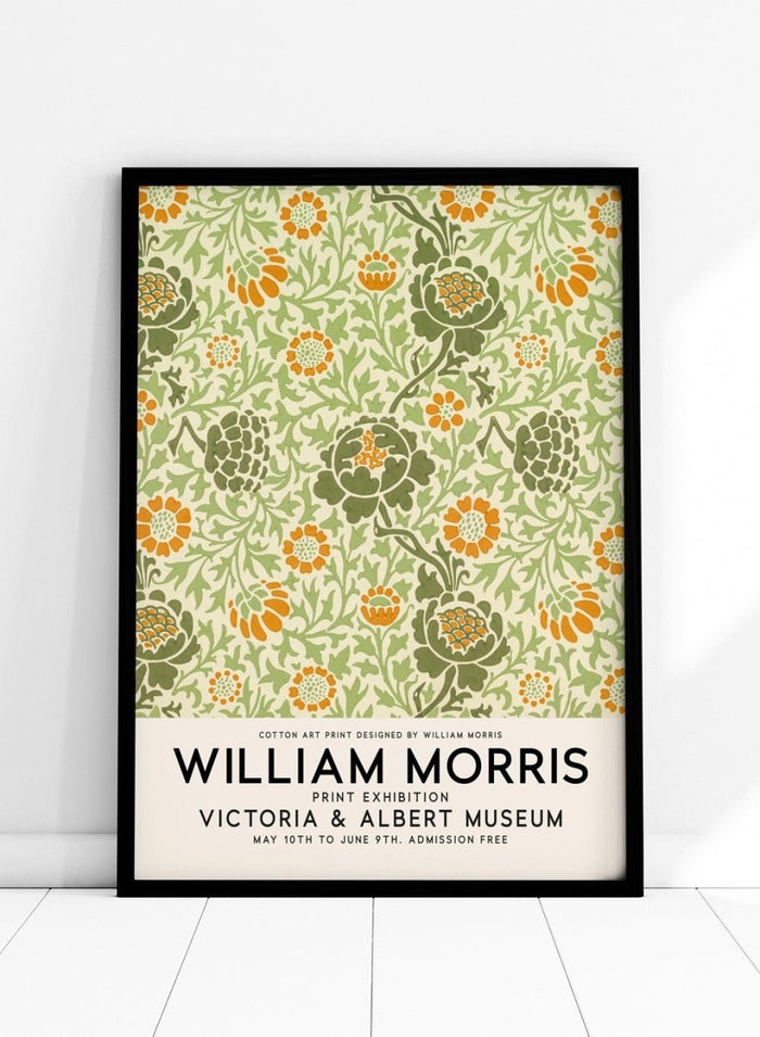 William Morris Grafton Pattern 1883 Art Print_Sugar & Canvas_William Morris
