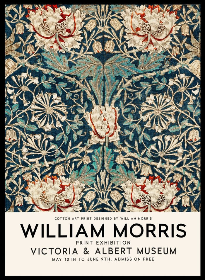 William Morris Honeysuckle Art Print_Sugar & Canvas_William Morris