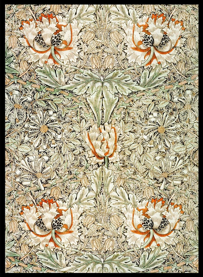 William Morris Honeysuckle Art Print_Sugar & Canvas_William Morris