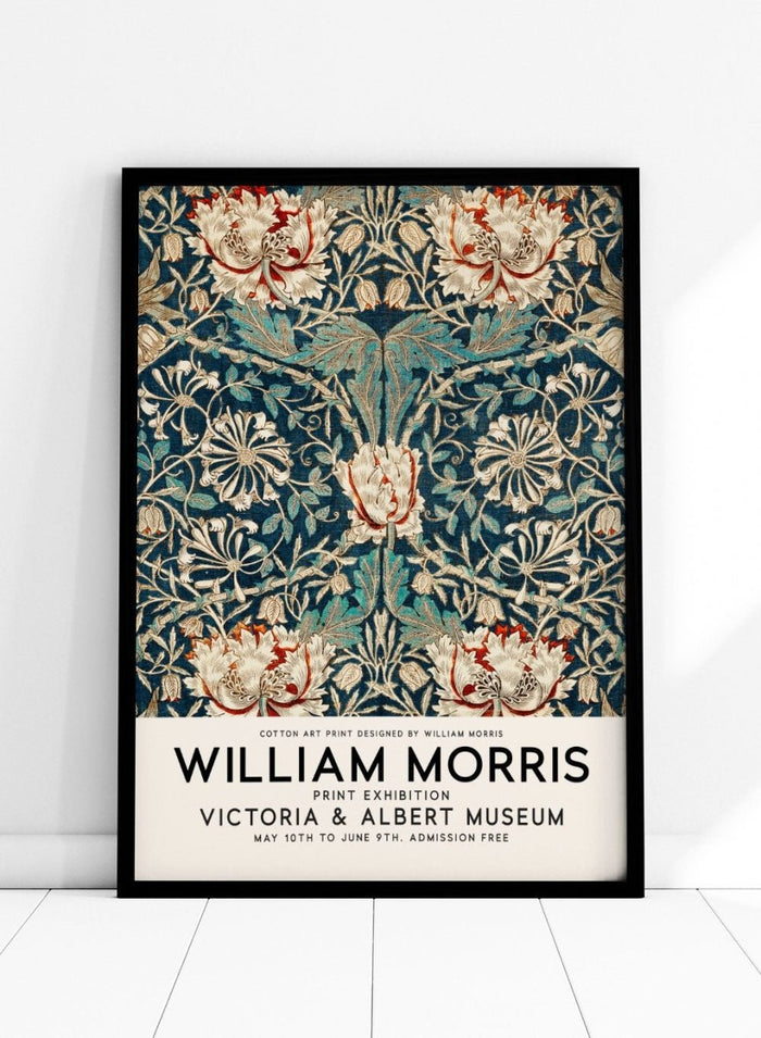 William Morris Honeysuckle Art Print_Sugar & Canvas_William Morris