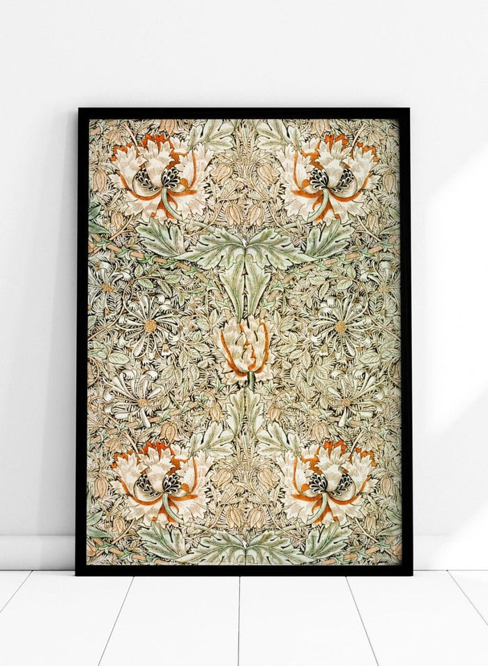 William Morris Honeysuckle Art Print_Sugar & Canvas_William Morris