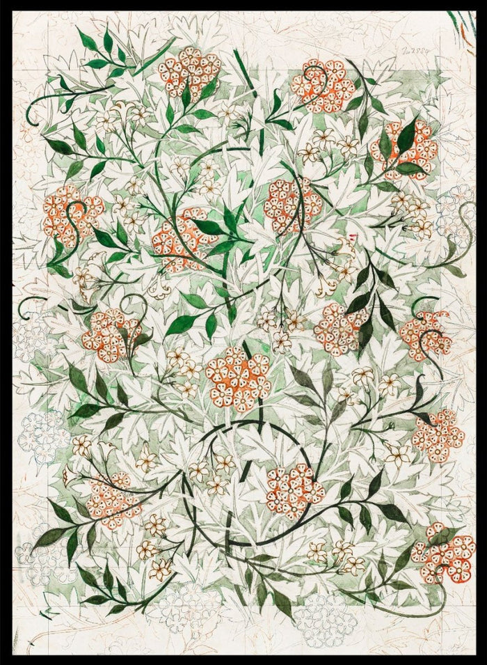 William Morris Jasmine Pattern Art Print_Sugar & Canvas_William Morris