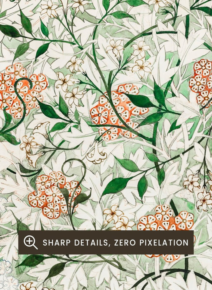 William Morris Jasmine Pattern Art Print_Sugar & Canvas_William Morris