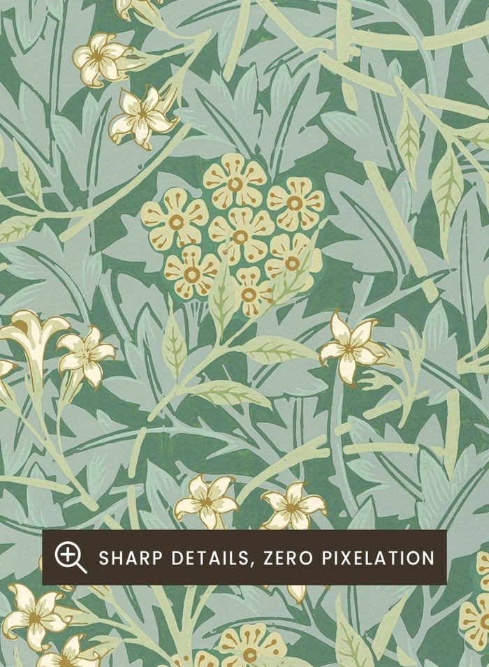 William Morris Jasmine Pattern Art Print_Sugar & Canvas_William Morris