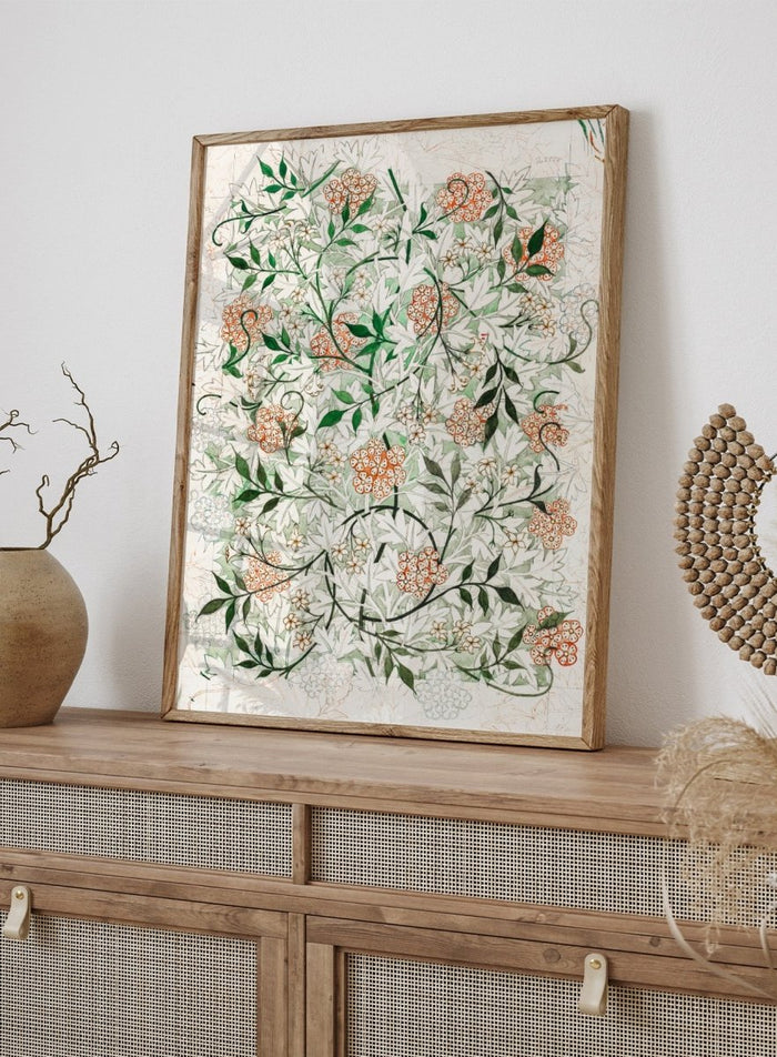 William Morris Jasmine Pattern Art Print_Sugar & Canvas_William Morris