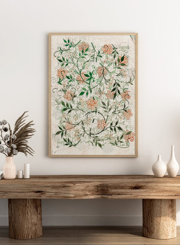 William Morris Jasmine Pattern Art Print_Sugar & Canvas_William Morris