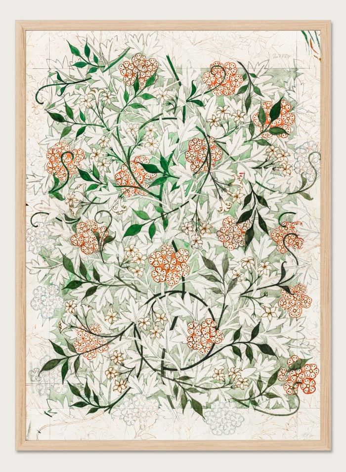 William Morris Jasmine Pattern Art Print_Sugar & Canvas_William Morris