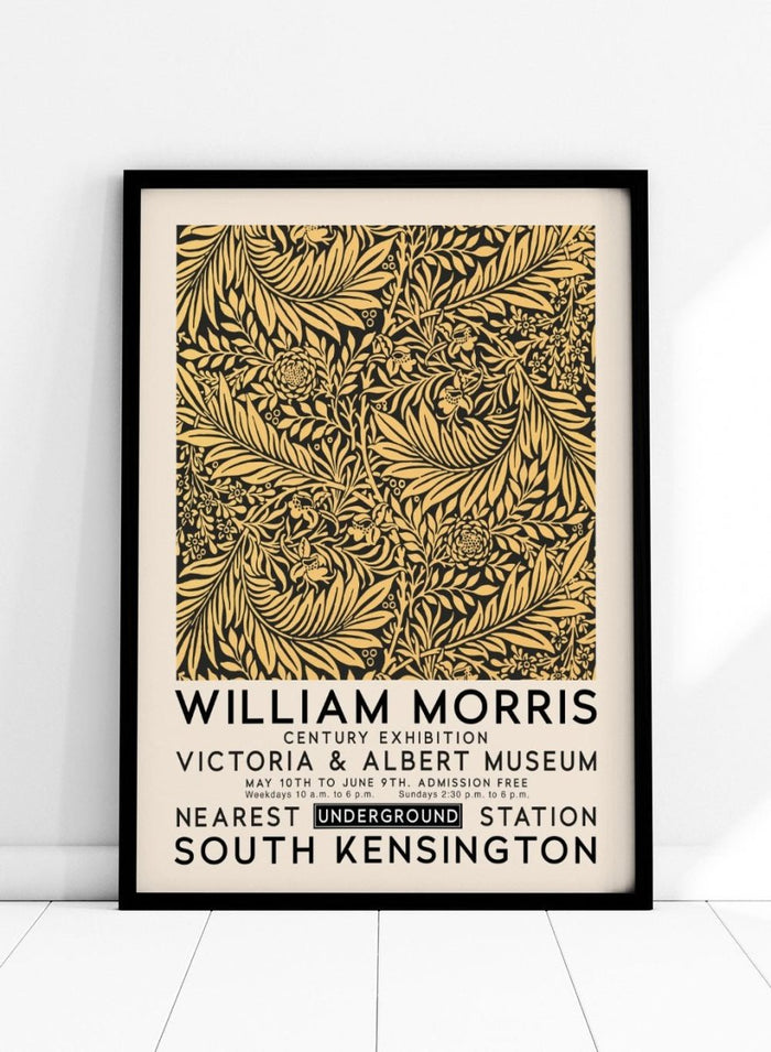 William Morris Larkspur Art Print_Sugar & Canvas_William Morris