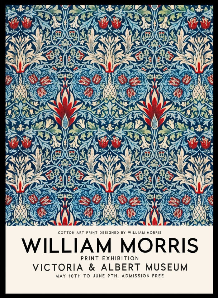 William Morris Snakeshead Flowers Art Print_Sugar & Canvas_William Morris