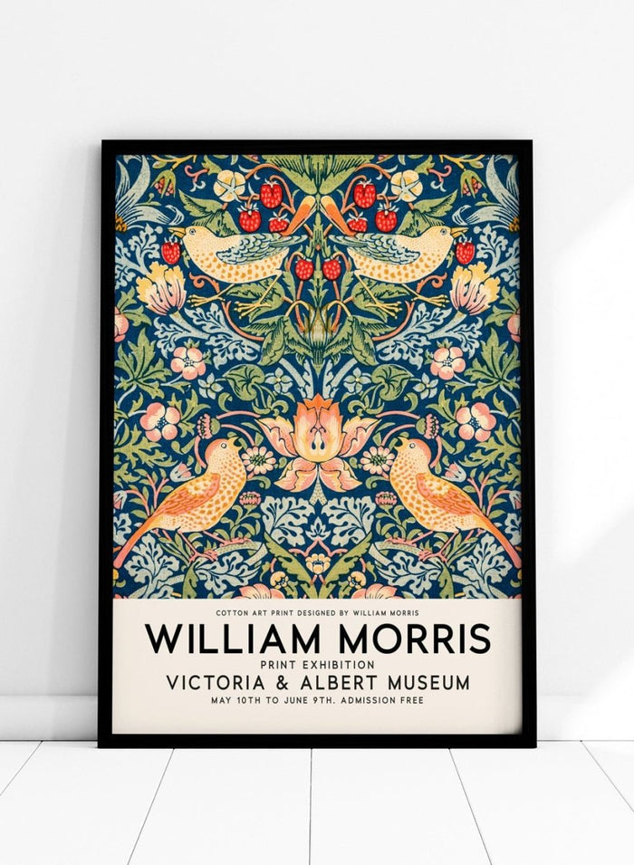 William Morris Strawberry Thief Art Print_Sugar & Canvas_William Morris