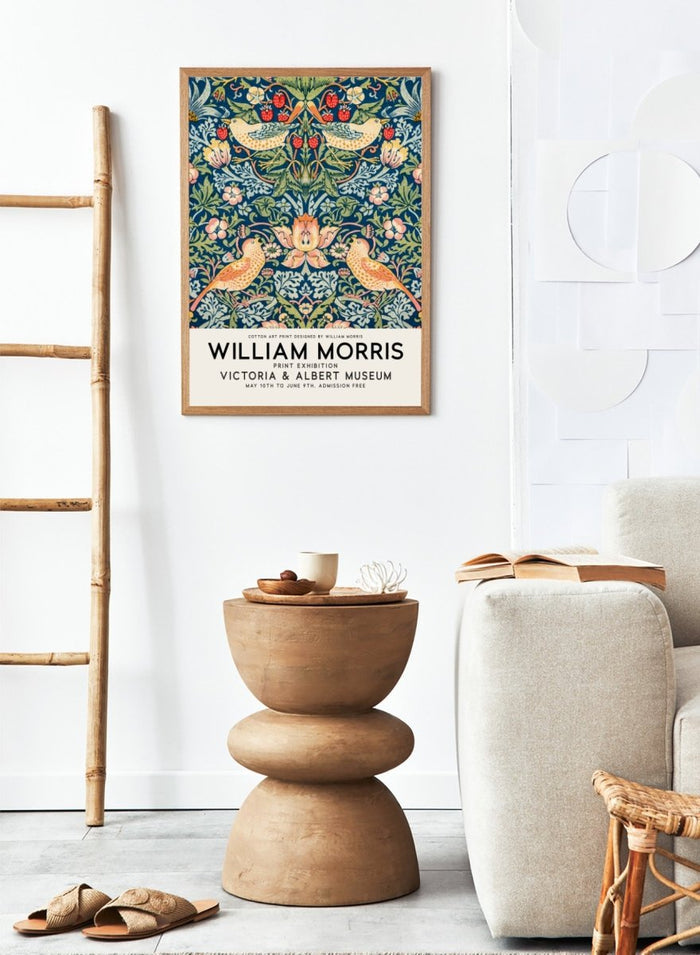 William Morris Strawberry Thief Art Print_Sugar & Canvas_William Morris