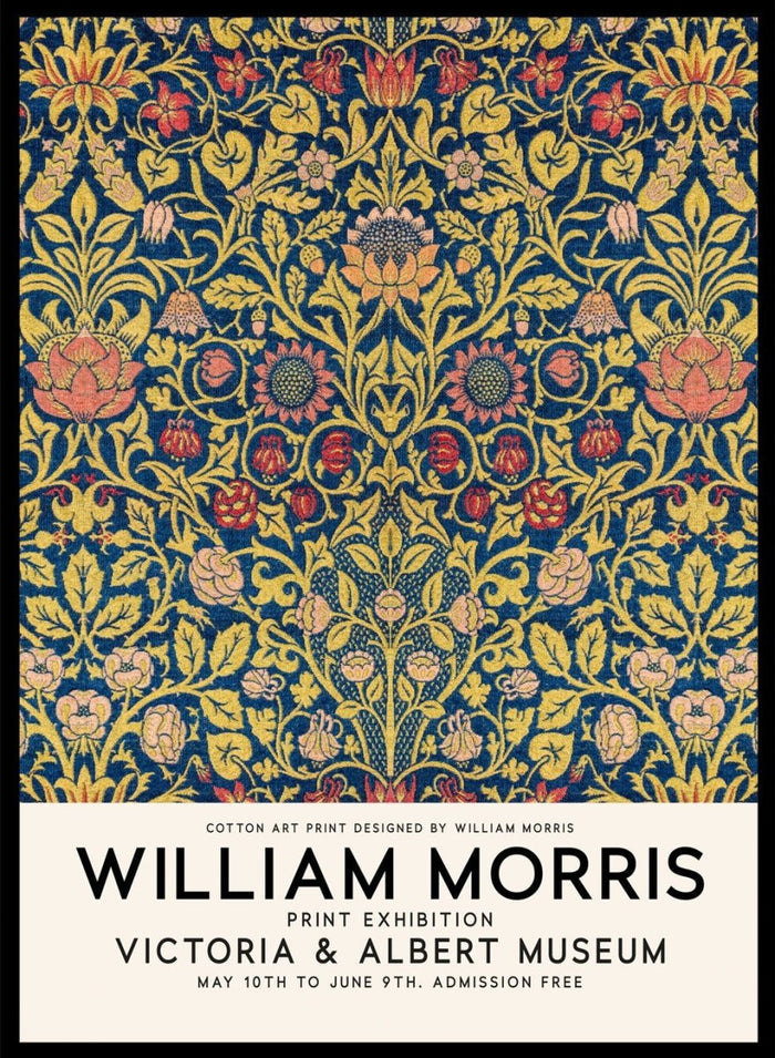 William Morris Violet and Columbine 1883 Art Print_Sugar & Canvas_William Morris