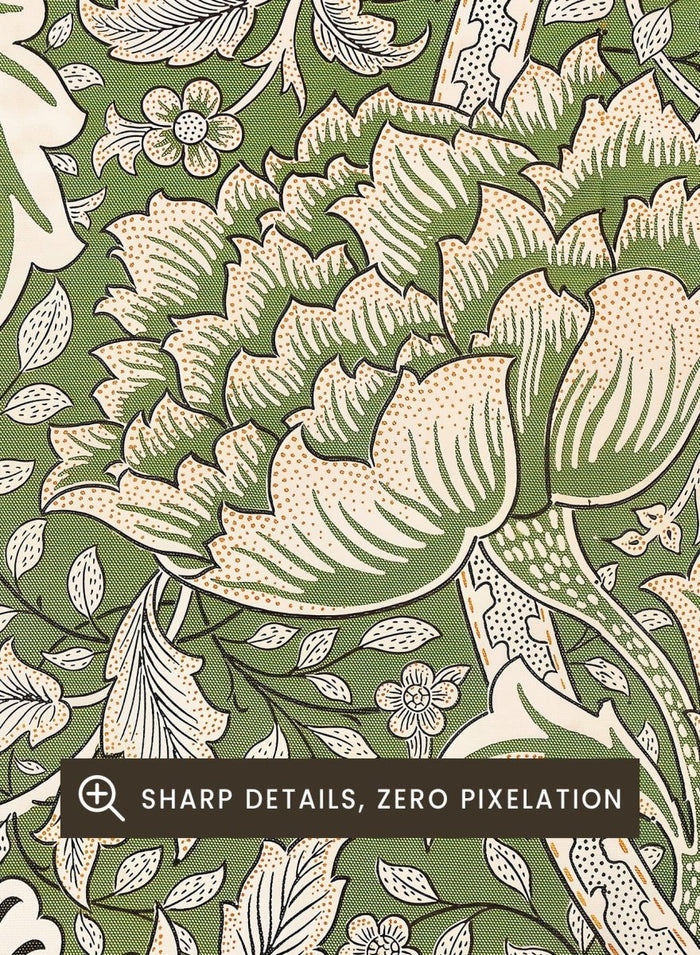 William Morris Windrush Flowers Art Print_Sugar & Canvas_William Morris