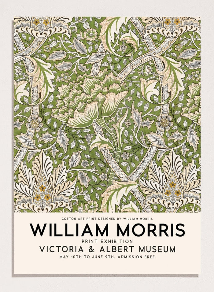 William Morris Windrush Flowers Art Print_Sugar & Canvas_William Morris