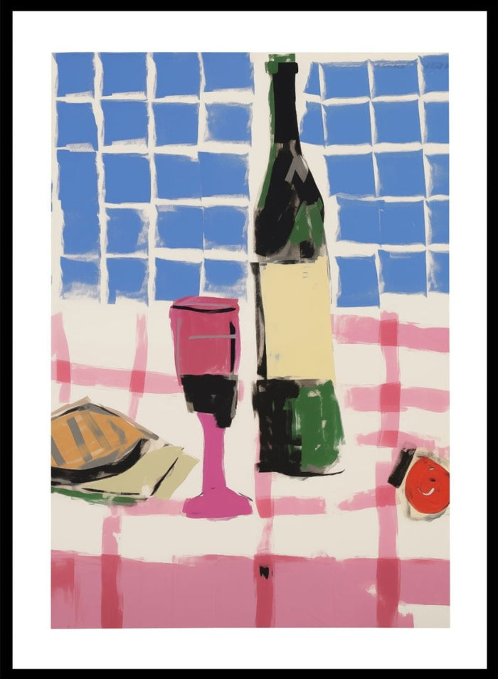 'Wine O’Clock' Aesthetic Art Print_Sugar & Canvas_Sugar & Canvas
