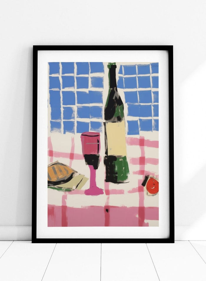 'Wine O’Clock' Aesthetic Art Print_Sugar & Canvas_Sugar & Canvas