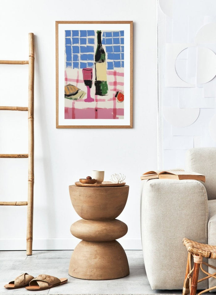'Wine O’Clock' Aesthetic Art Print_Sugar & Canvas_Sugar & Canvas