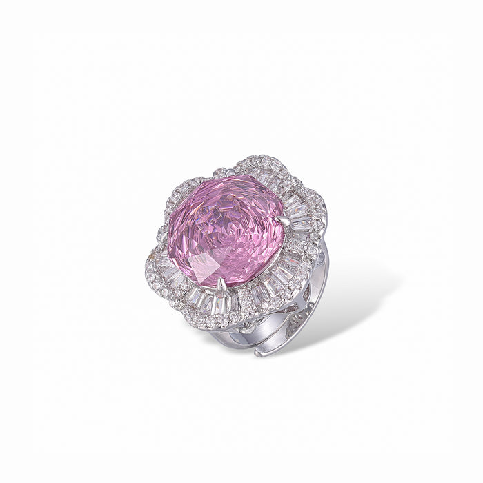 Winifred Pink Rose Floral Ring