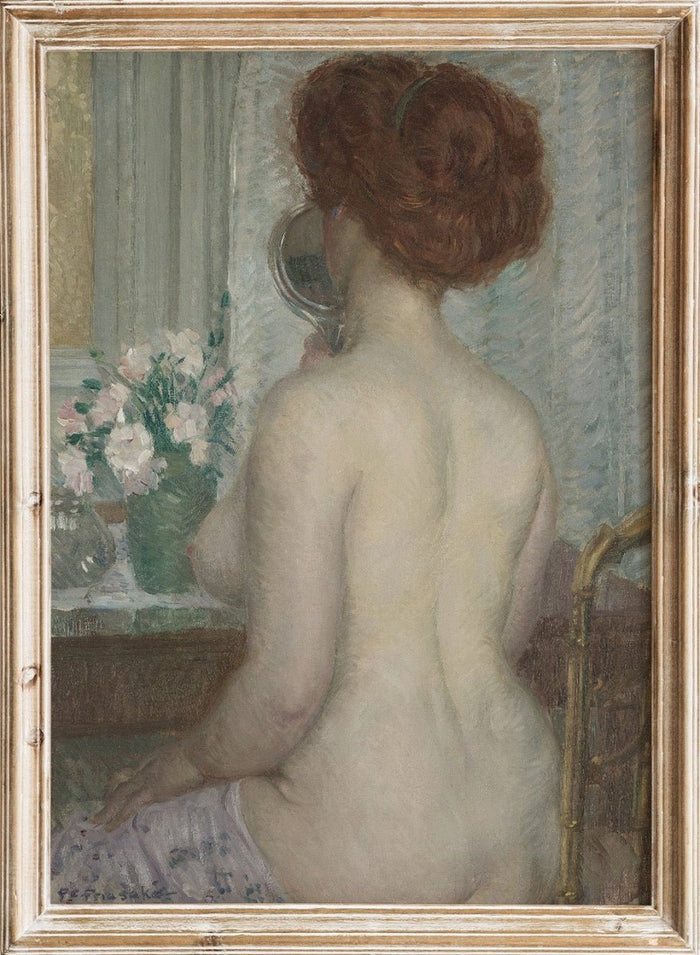“Woman at a Dressing Table” Art Print_Sugar & Canvas_Frederick Carl Frieseke