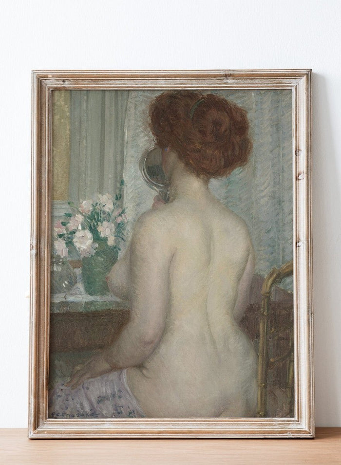 “Woman at a Dressing Table” Art Print_Sugar & Canvas_Frederick Carl Frieseke