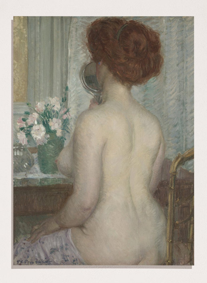 “Woman at a Dressing Table” Art Print_Sugar & Canvas_Frederick Carl Frieseke