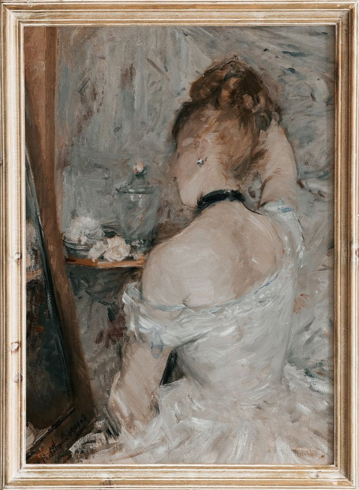 "Woman at Her Toilette" Art Print_Sugar & Canvas_Berthe Morisot