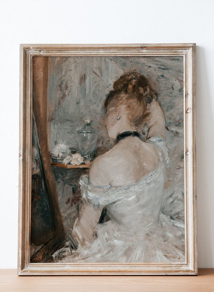 "Woman at Her Toilette" Art Print_Sugar & Canvas_Berthe Morisot