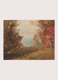 "Woodland Scene in Autumn" Art Print_Sugar & Canvas_Frederic Edwin Church
