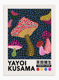 Yayoi Kusama Mushrooms Inspired Art Print_Sugar & Canvas_Yayoi Kusama