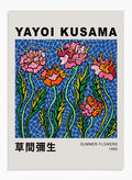 Yayoi Kusama Summer Flower Inspired Art Print YY34