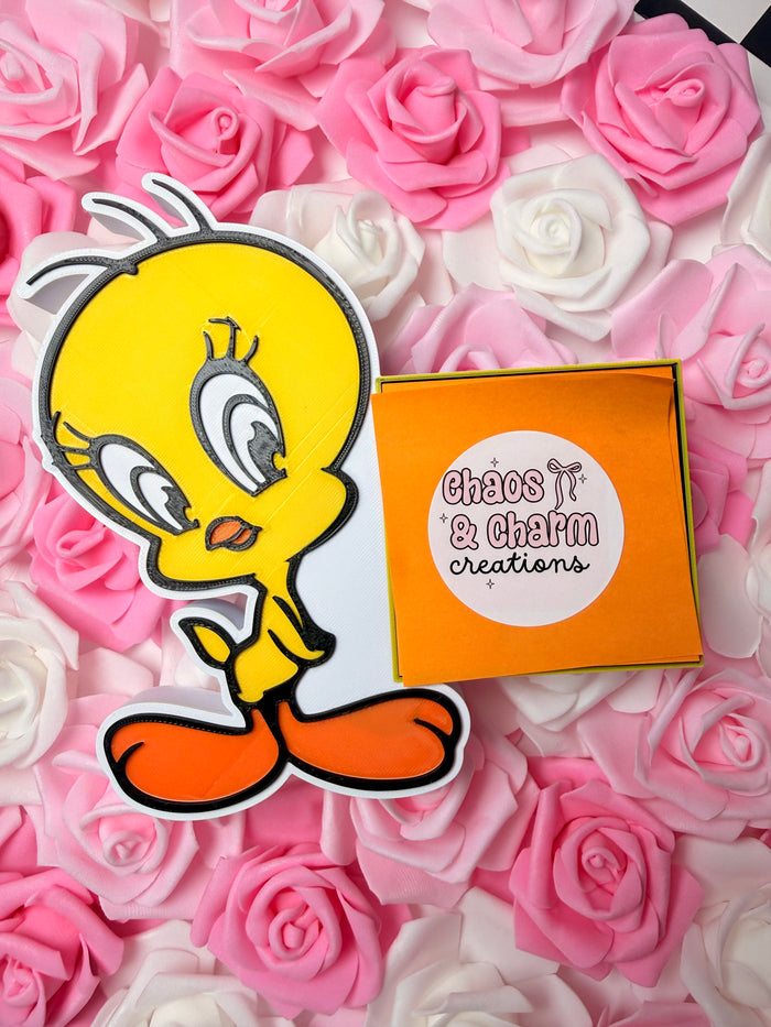 Yellow Bird Sticky Note Holder* exclusive