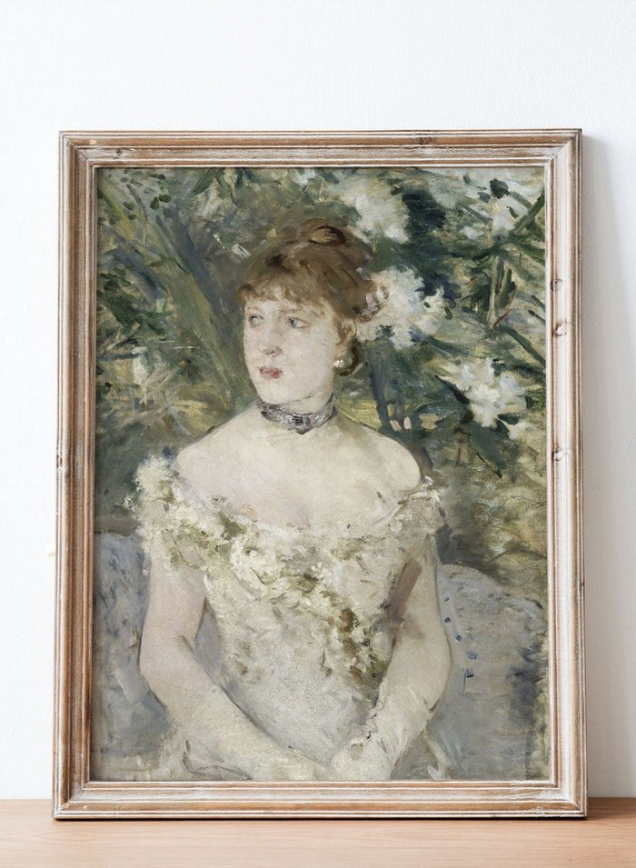 "Young Girl in a Ball Gown" Art Print_Sugar & Canvas_Berthe Morisot